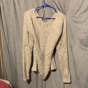 Cream colored sweater